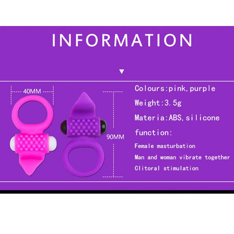 Quyue New Cock Ring Couple Dual Vibrating Penis Ring Extension Penis Sleeve Clitoral Stimulation Cockring Adult Sex Toys
