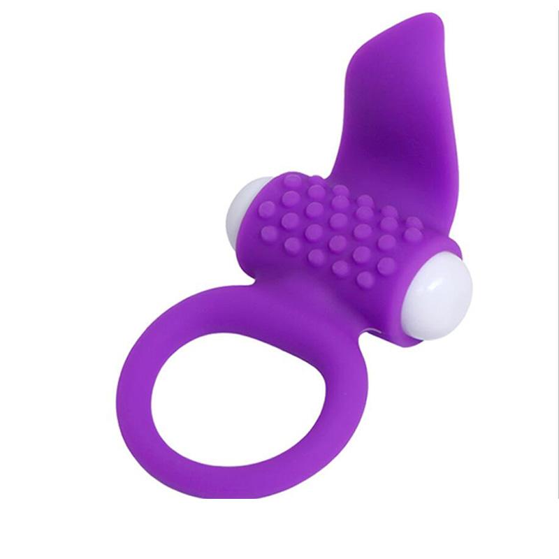 Quyue New Cock Ring Couple Dual Vibrating Penis Ring Extension Penis Sleeve Clitoral Stimulation Cockring Adult Sex Toys