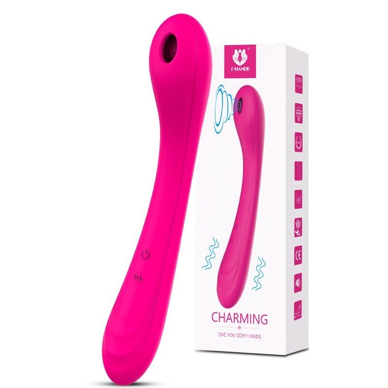 S-HANDE Female Appliances Adult Supplies Female 9-Frequency G-Spot Sucking Vibrator Women's Masturbation Tool Sex Toys